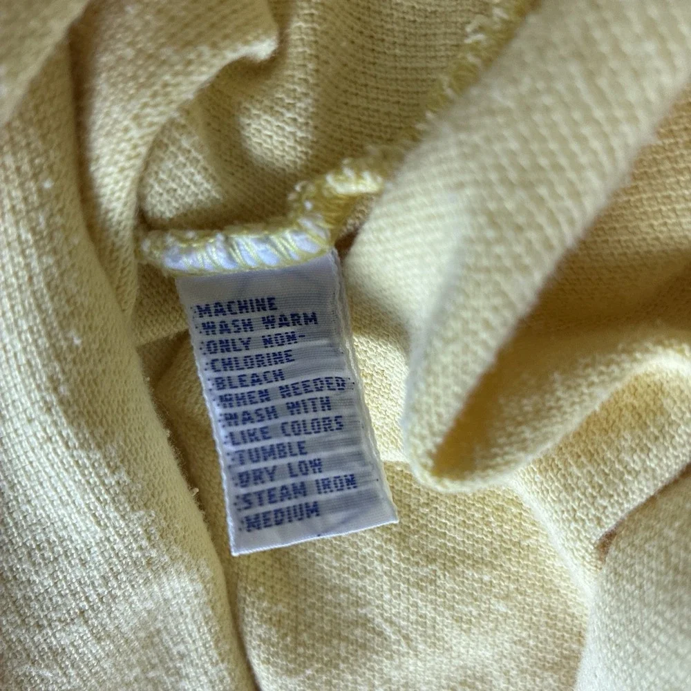 Polo Ralph Lauren Collared Short Sleeve Polo Shirt Men's XL Yellow